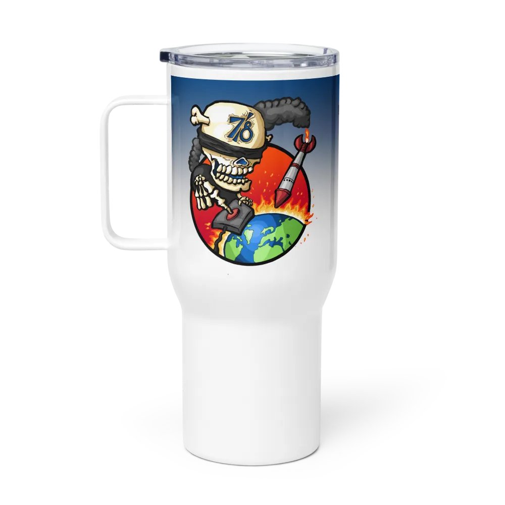 BlindDesecrator Travel Mug with Handle product image (1)