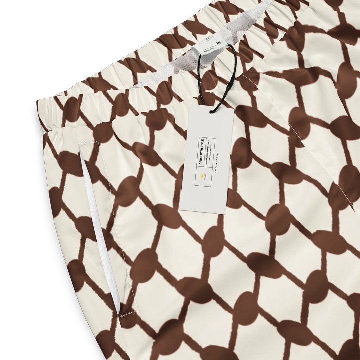 Chocolate Keffiyeh Unisex Track Pants product image (2)