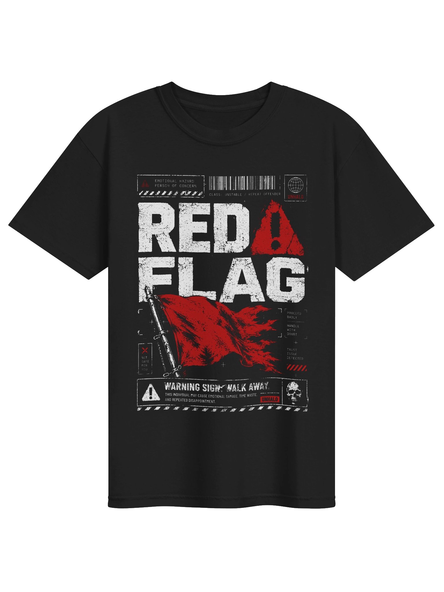 Red Flag // Heavyweight Vintage Graphic Tee product image (1)