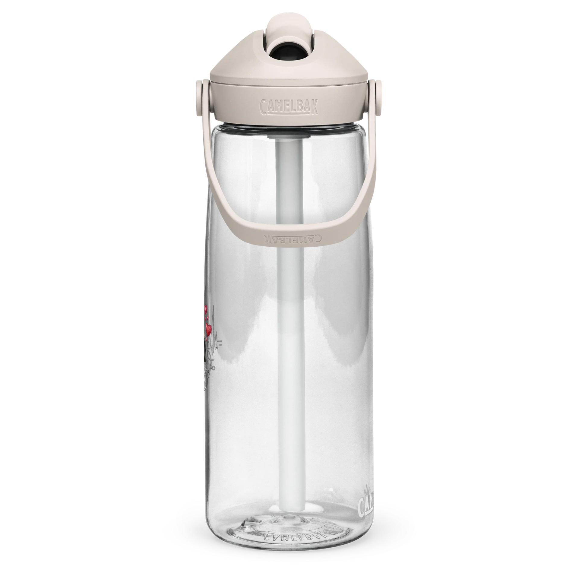 GSD water bottle - silver product image (4)