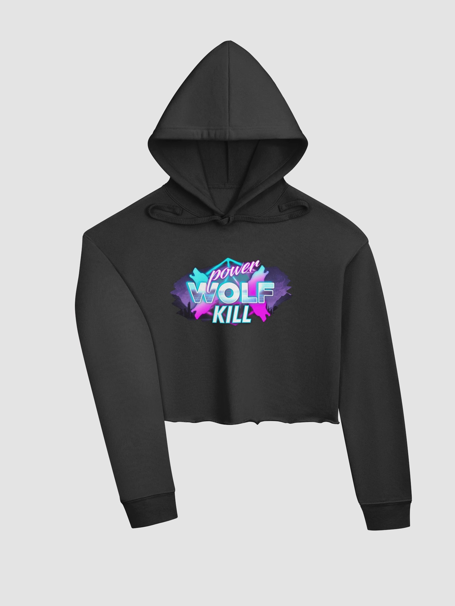 Power Wolf Kill Crop Hoodie product image (3)