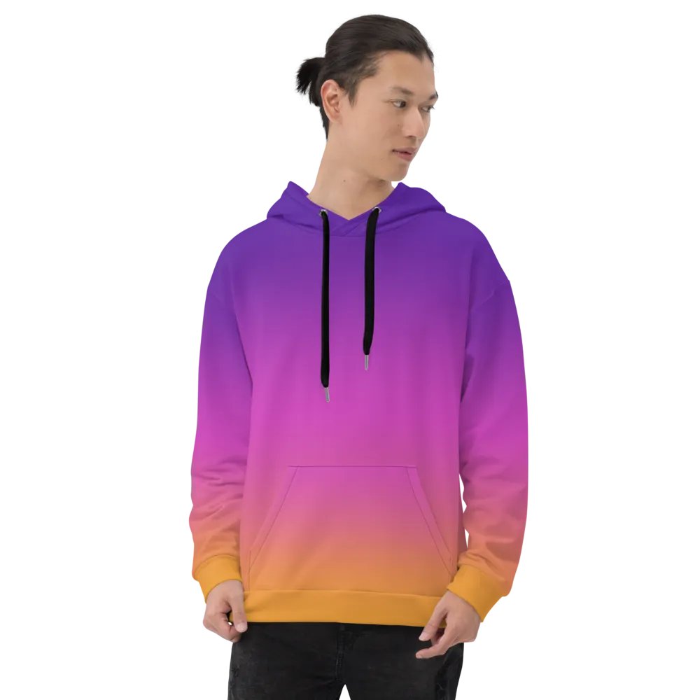 Sunset Gradient Flag Wings Hoodie product image (10)