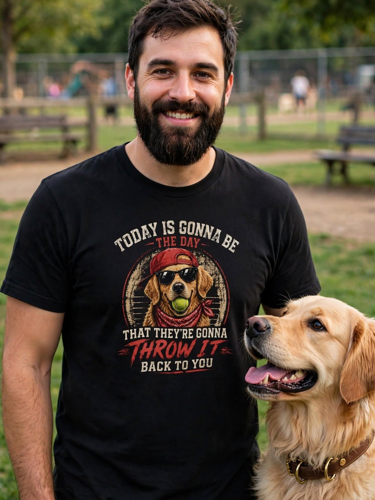 Throw It Back Dog Tee product image (2)