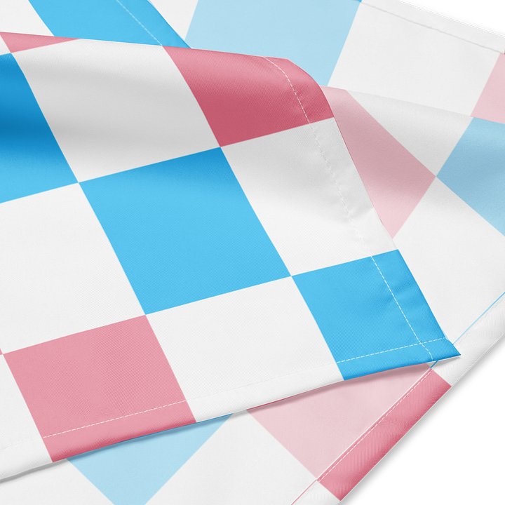 Trans Checkered Bandana product image (2)