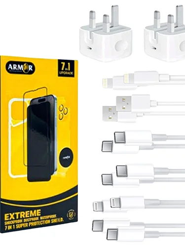 Armor حزمة حماية هاتف 15 في 1 – كل ما تحتاجه في مكان واحدبسعر product image (1)