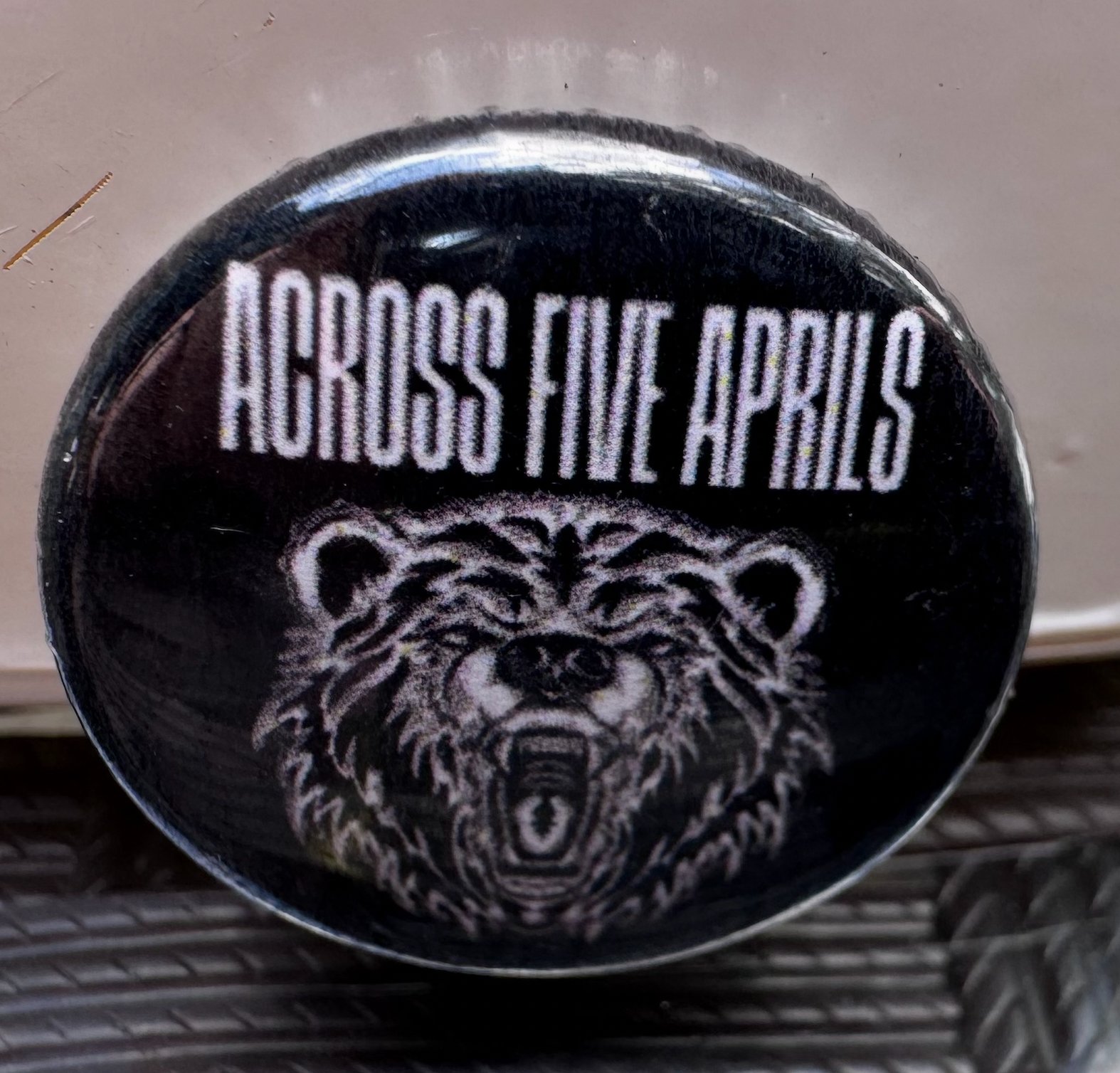 Across Five Aprils: Bear 1" Button product image (1)