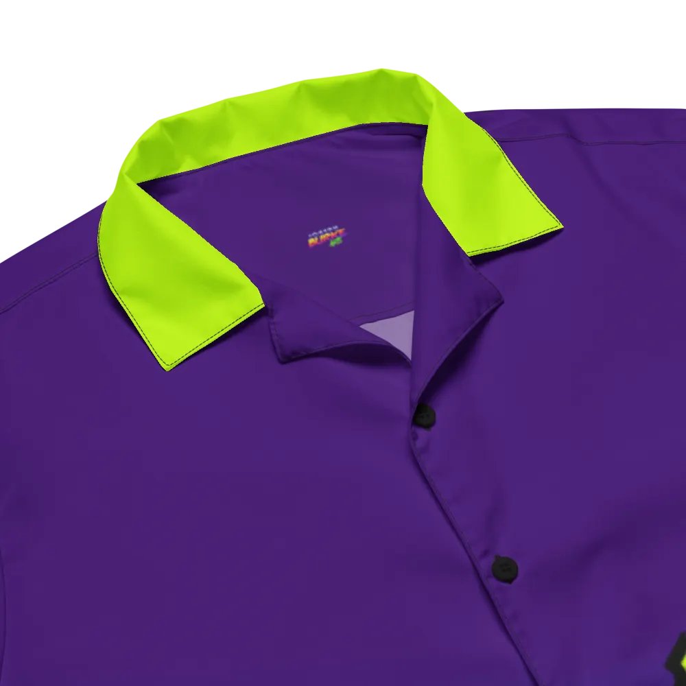 Castlevania Neon Tribute Hawaiian Button up product image (7)