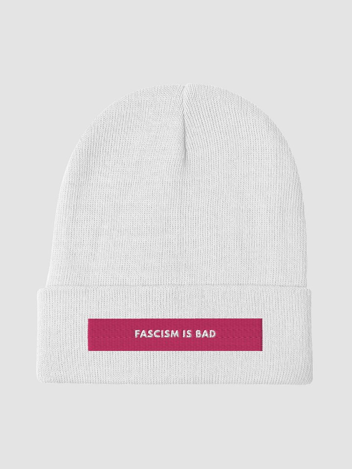 Fascism Is Bad Knit Beanie product image (1)