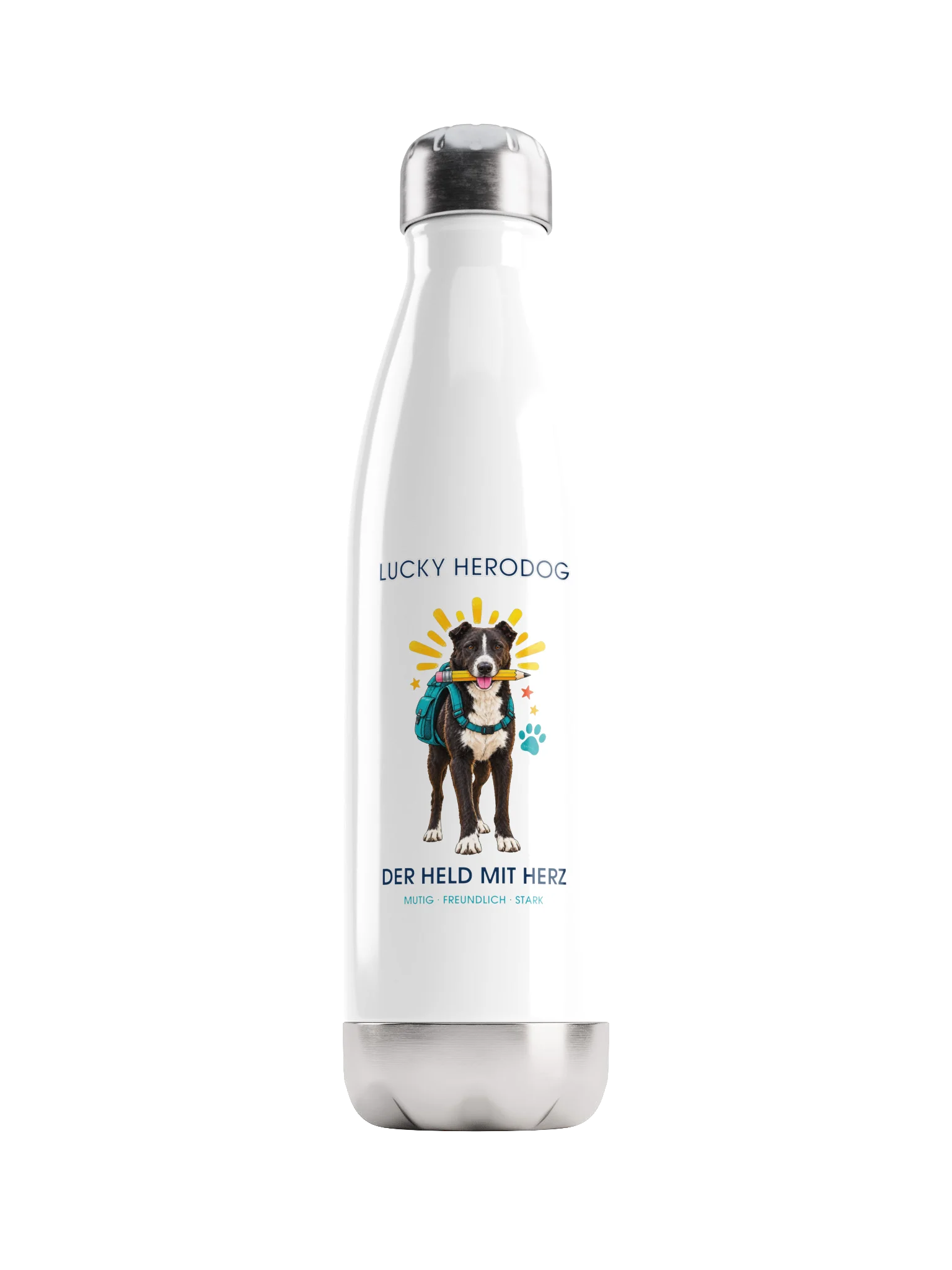 DogKids Schulanfänger Trinkflasche – Lucky HeroDog product image (1)