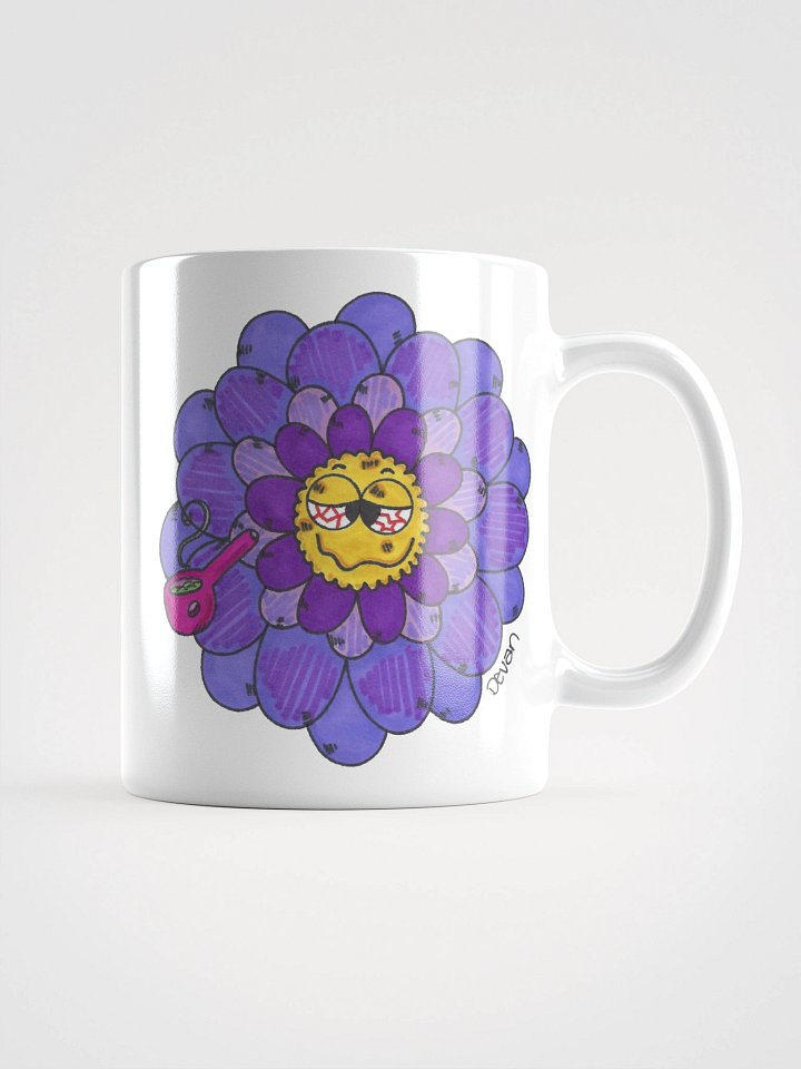 Purple Stoner Flower Mug product image (1)