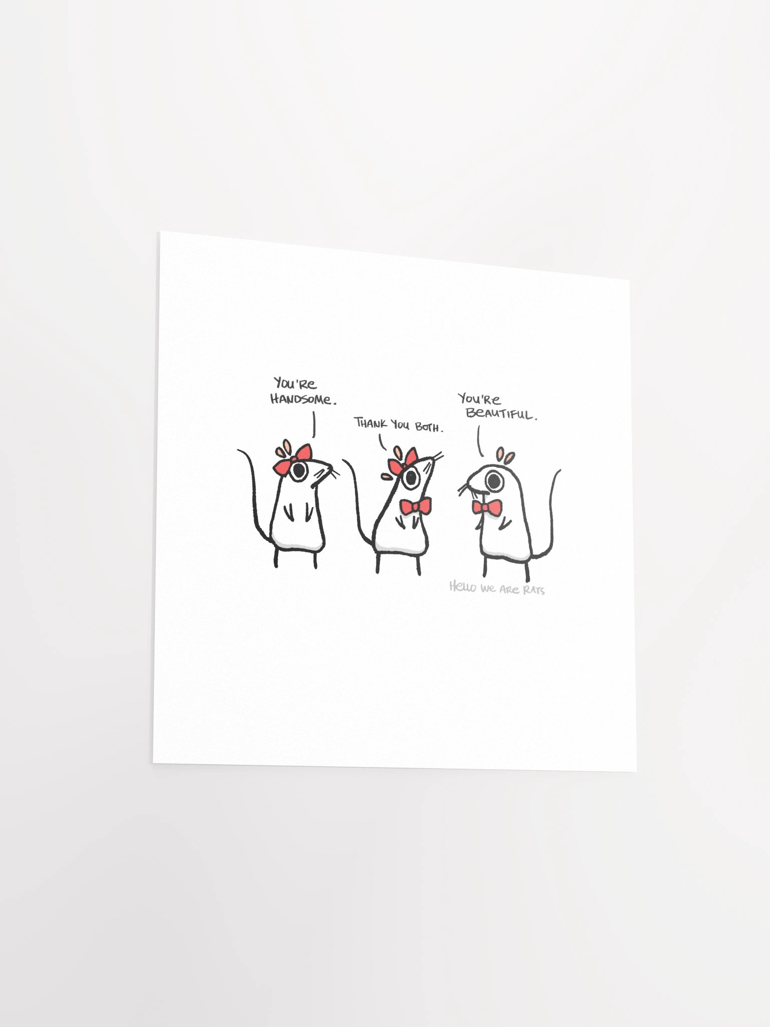 Handsome and Beautiful Print product image (7)