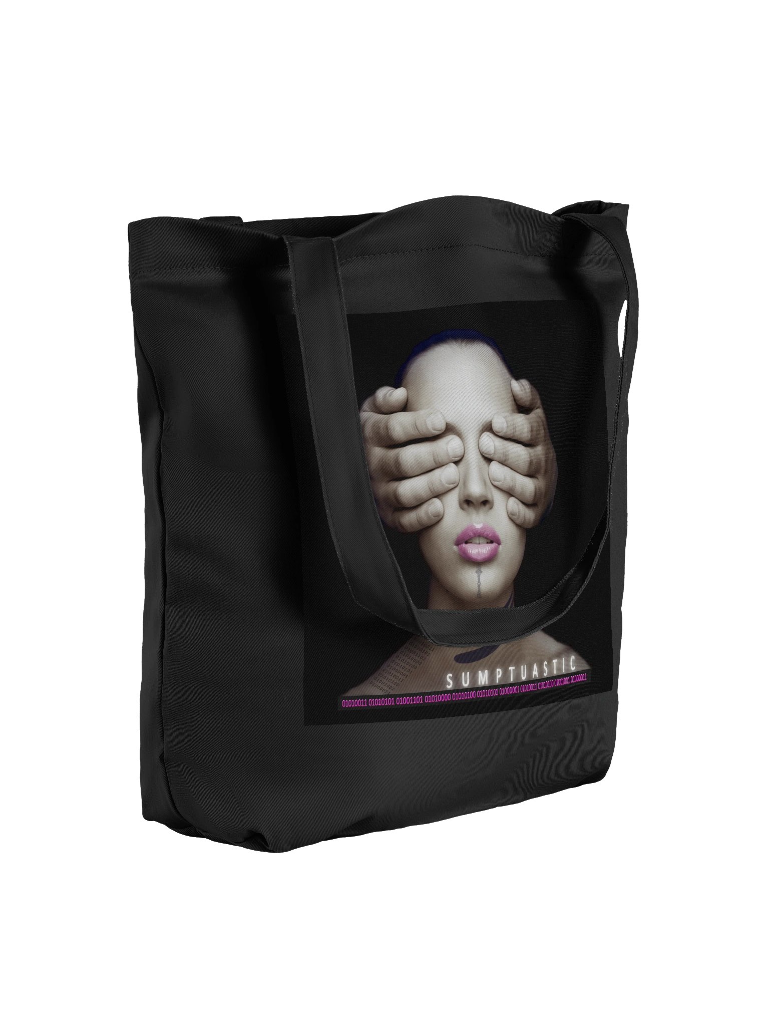 Glowing Skull Wings Tote Bag product image (4)