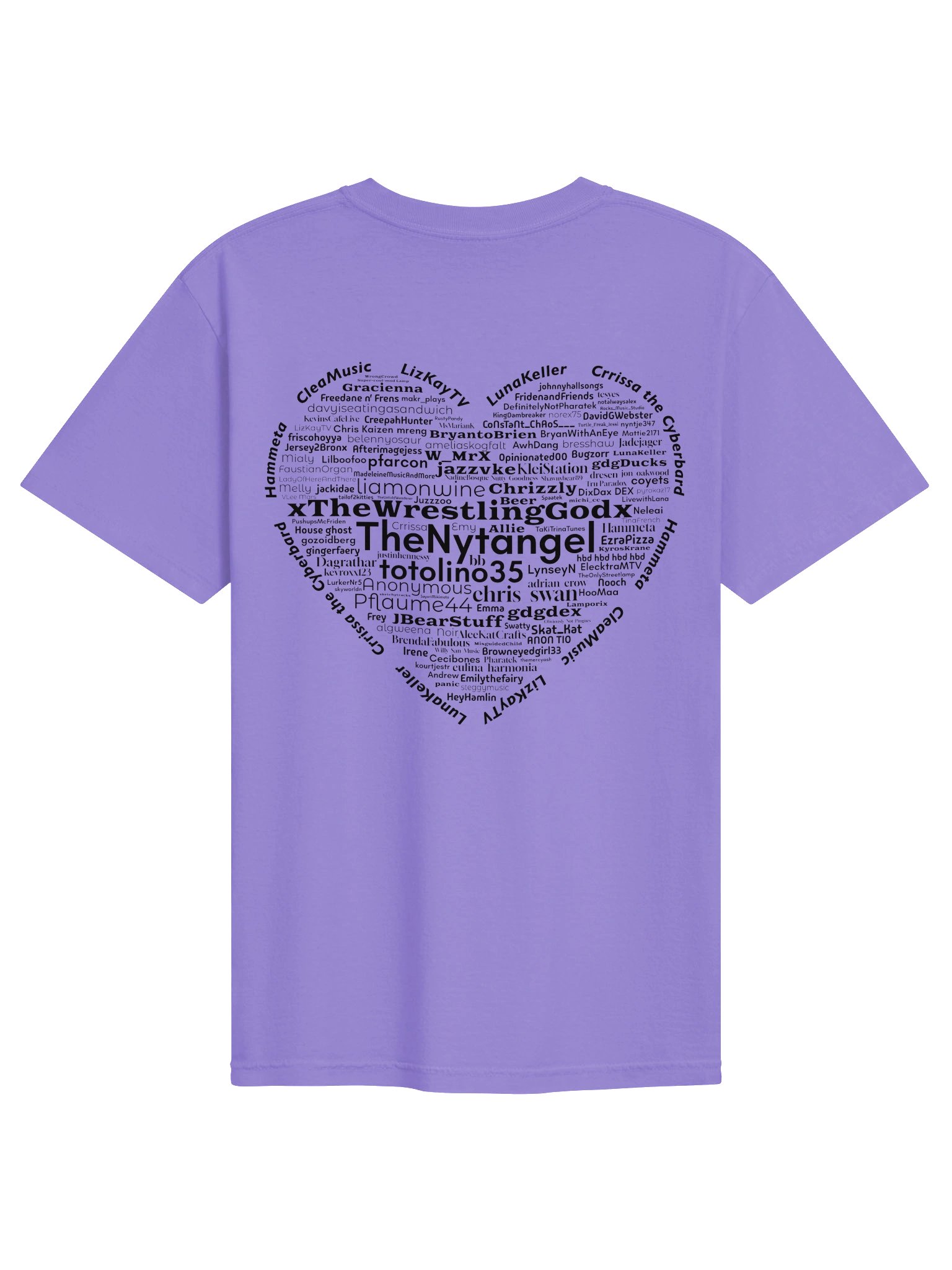 Streamborn 2026 Heart Shaped Gratitude - Heavyweight tee (light) product image (2)