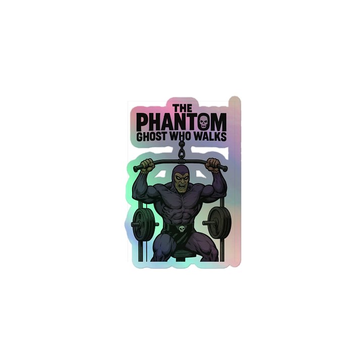 The Ghost Who Walks Holographic Sticker Set product image (1)