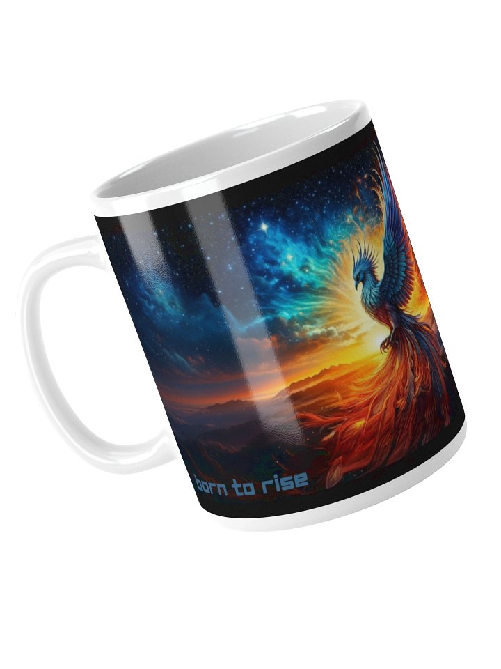 Reset. Reignite. Rise. Momentum Mug – Phoenix Cosmic product image (1)