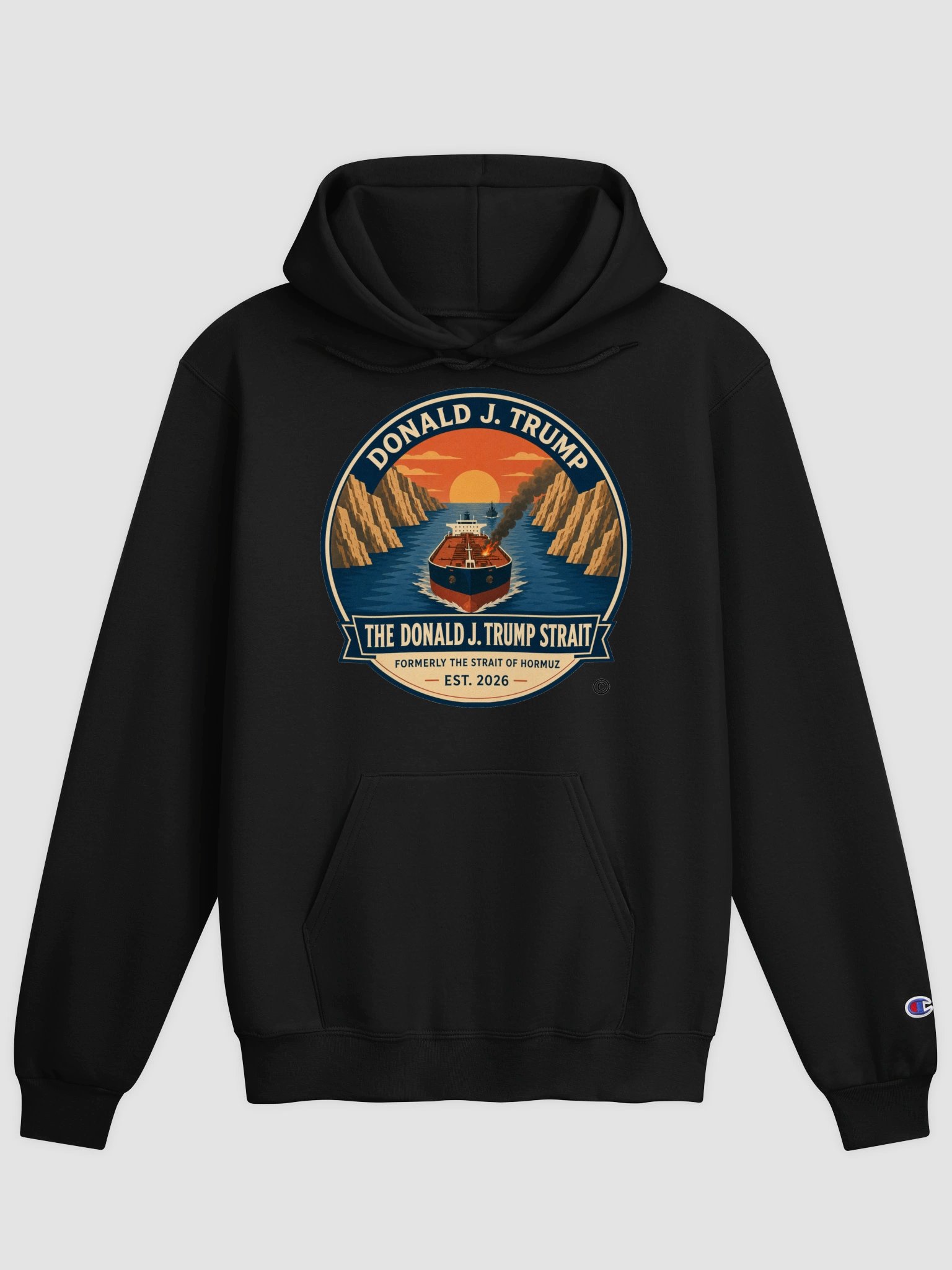 Champion Unisex Hoodie - Donald J. Trump Strait™ product image (5)