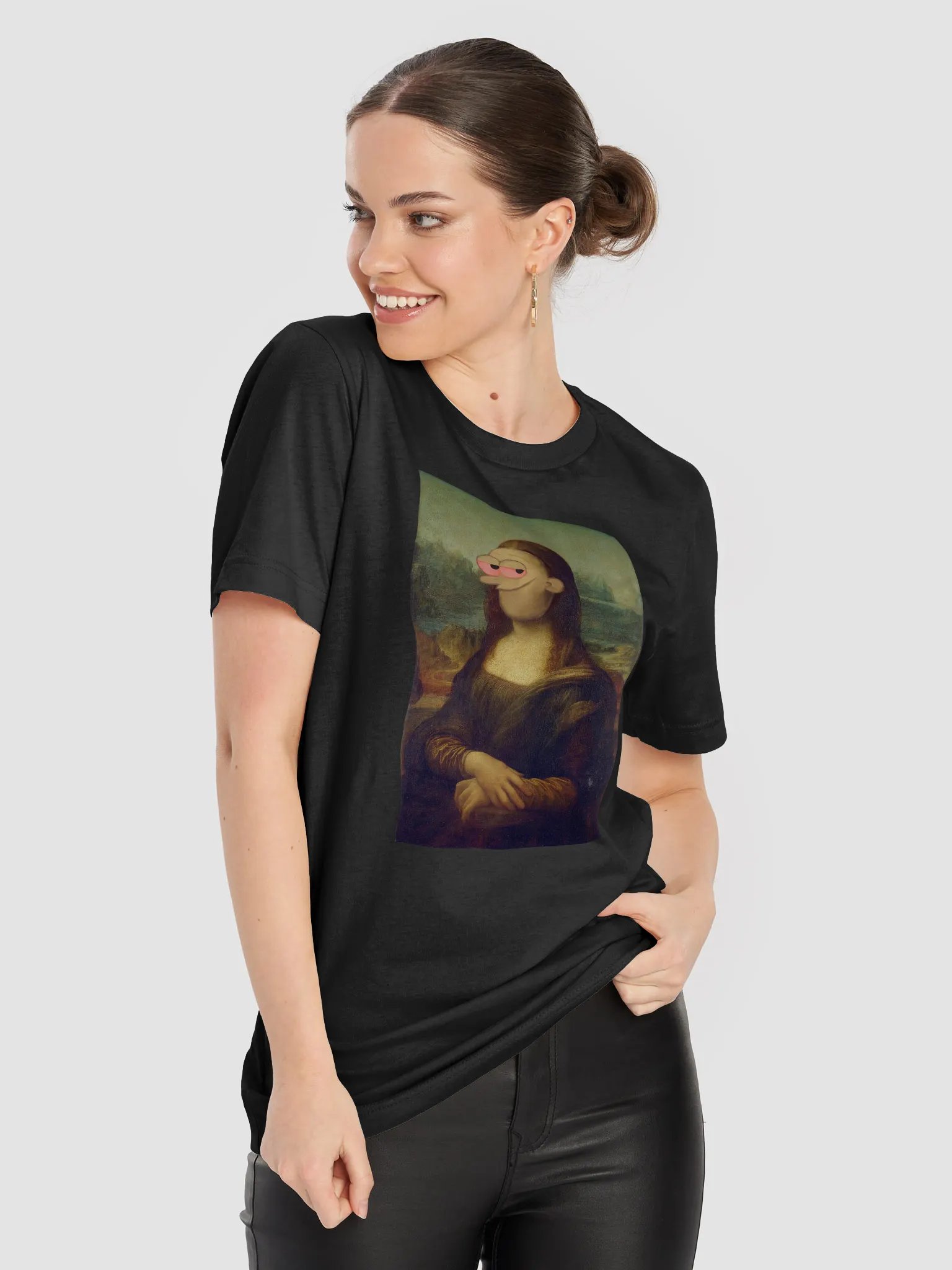 High Boi Mona Lisa Shirt (Black) product image (8)