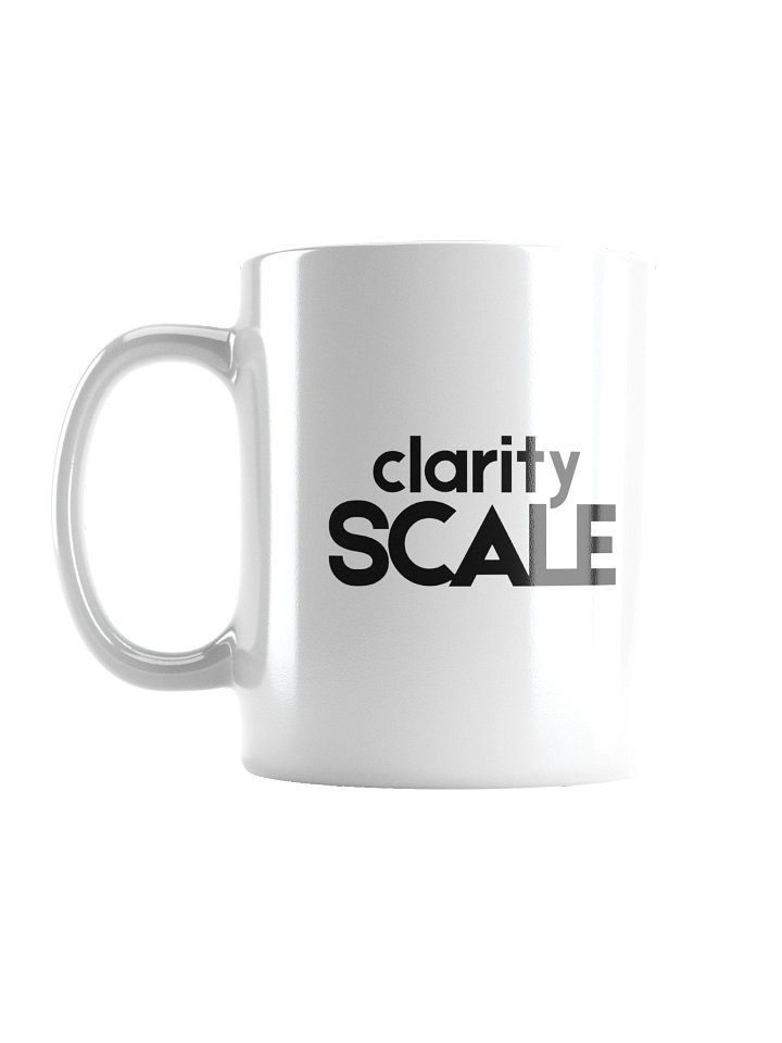 Clarity Scale Mug - Minimalist Shared Living Humour - Coffee / Morning Ritual Gift product image (1)