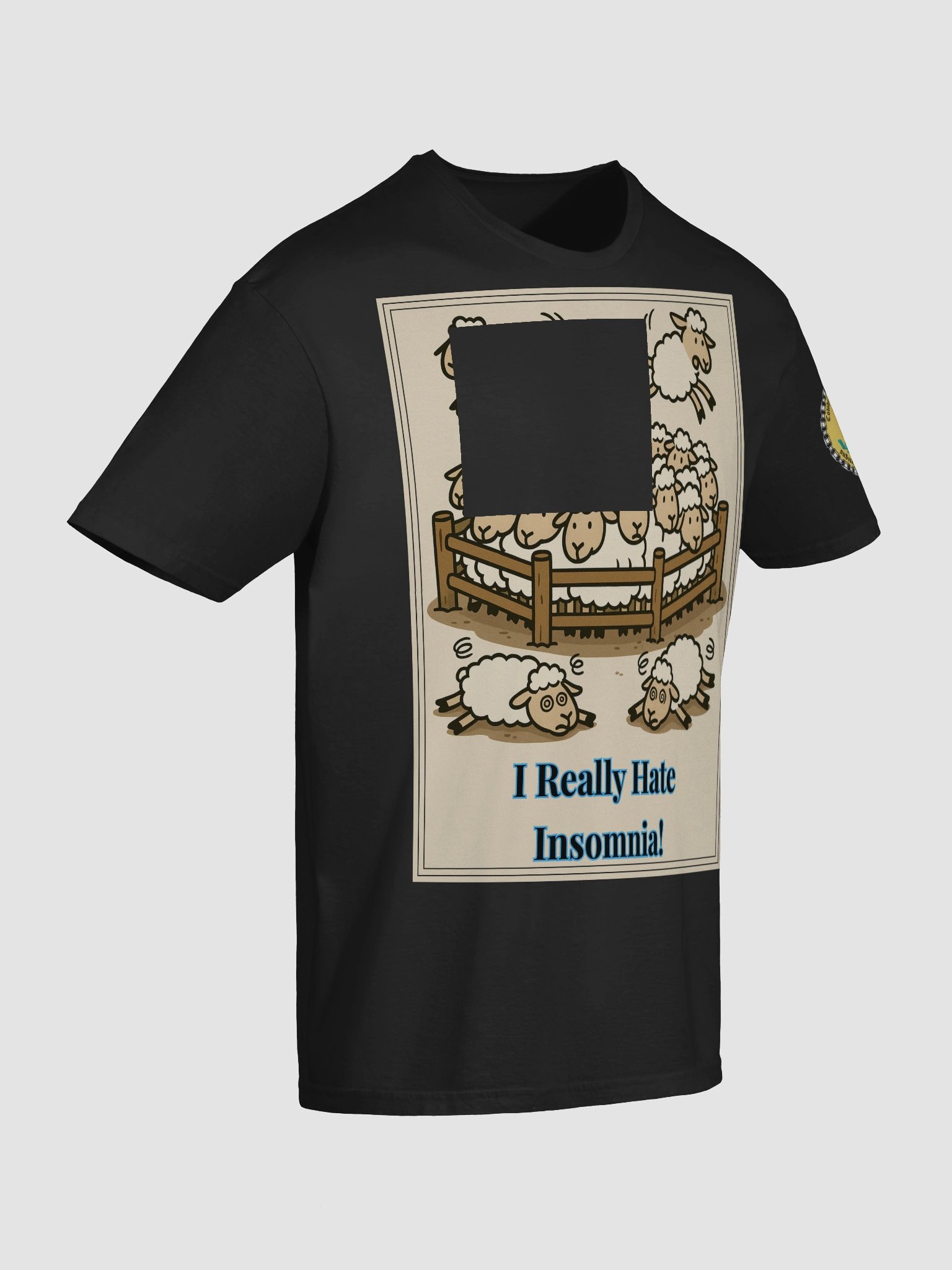 I Really Hate Insomnia (Both) Gildan Unisex Softstyle T-Shirt Dark Colors product image (129)