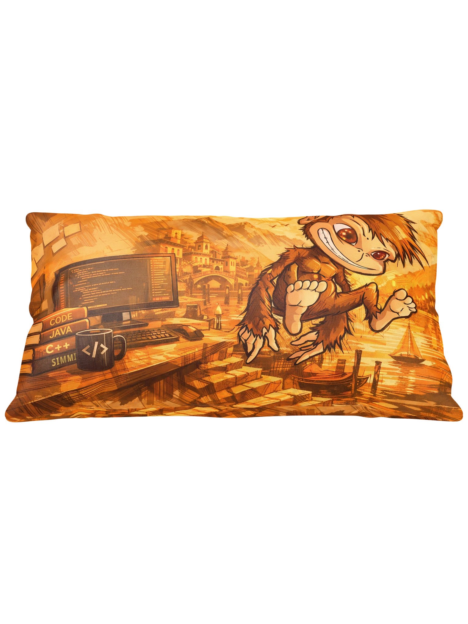 jMonkeyEngine Venice small pillow product image (1)
