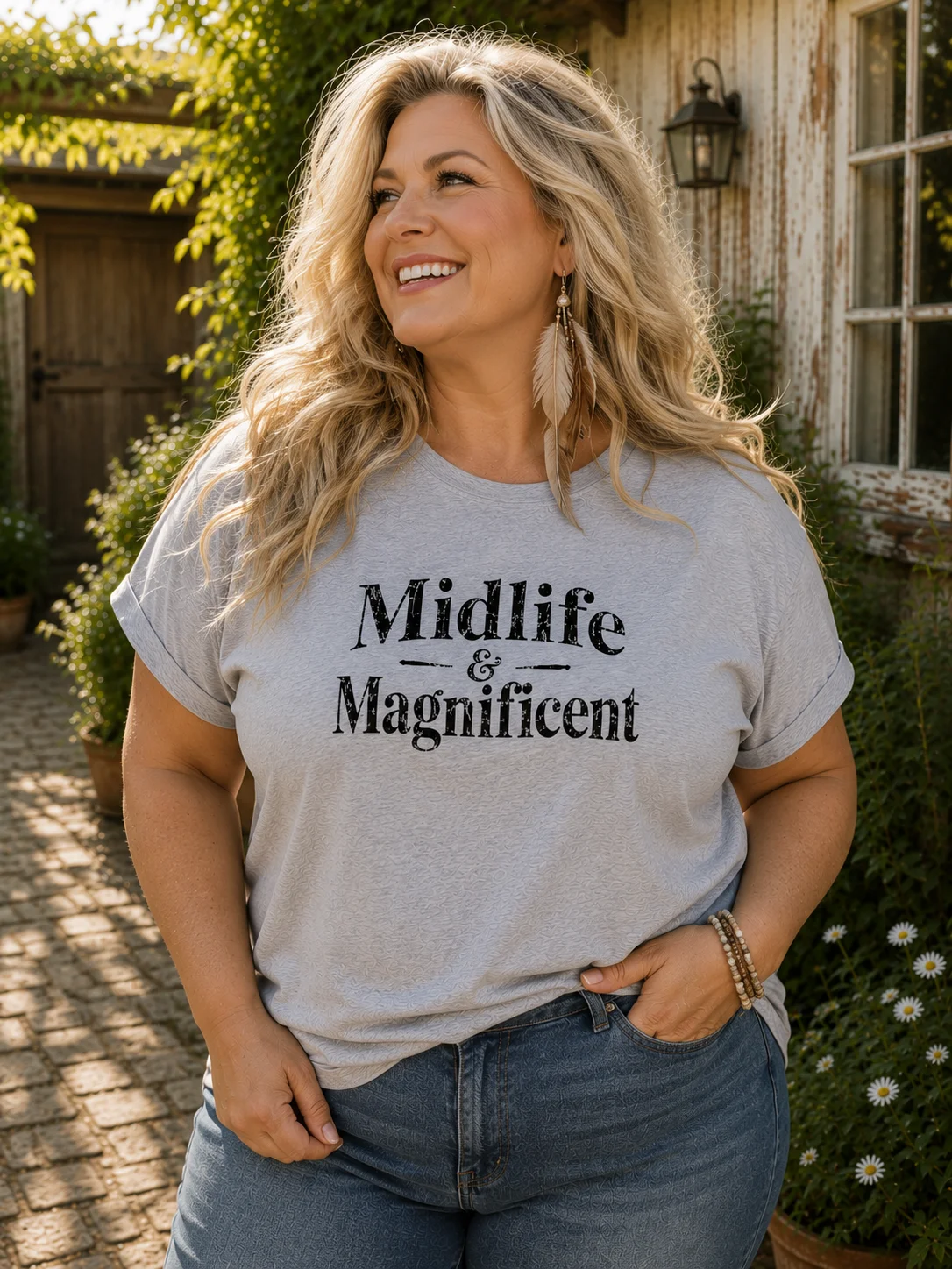 Midlife & Magnificent | Vintage Graphic Tee product image (1)