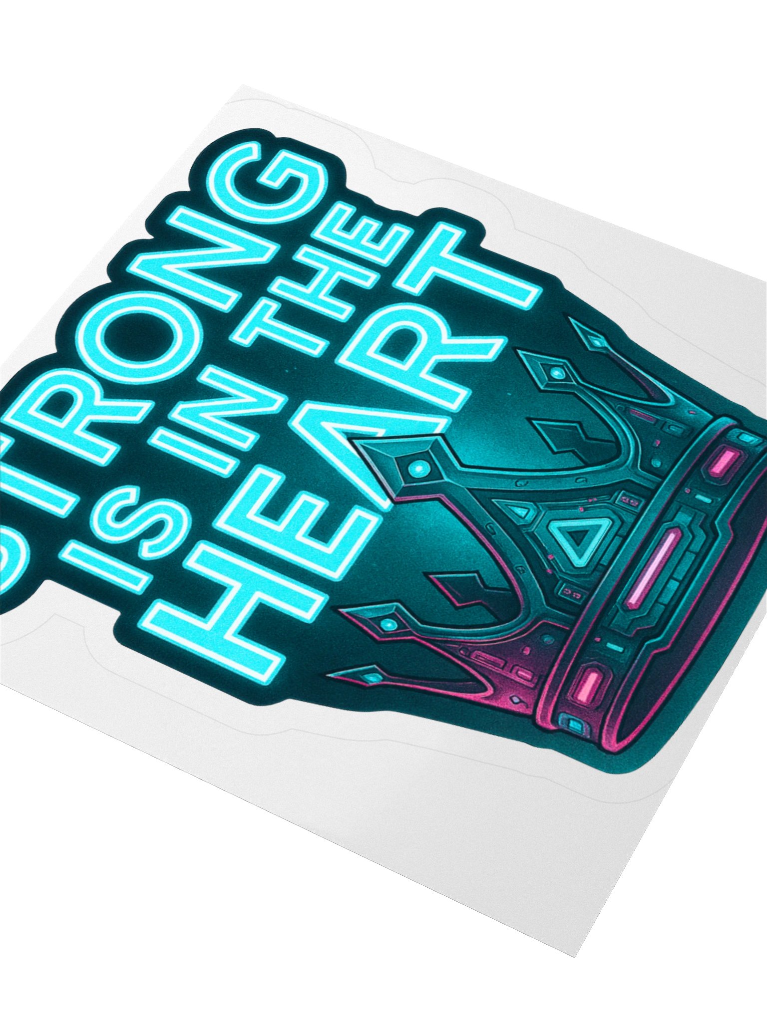 Strong is in the Heart Sticker product image (7)