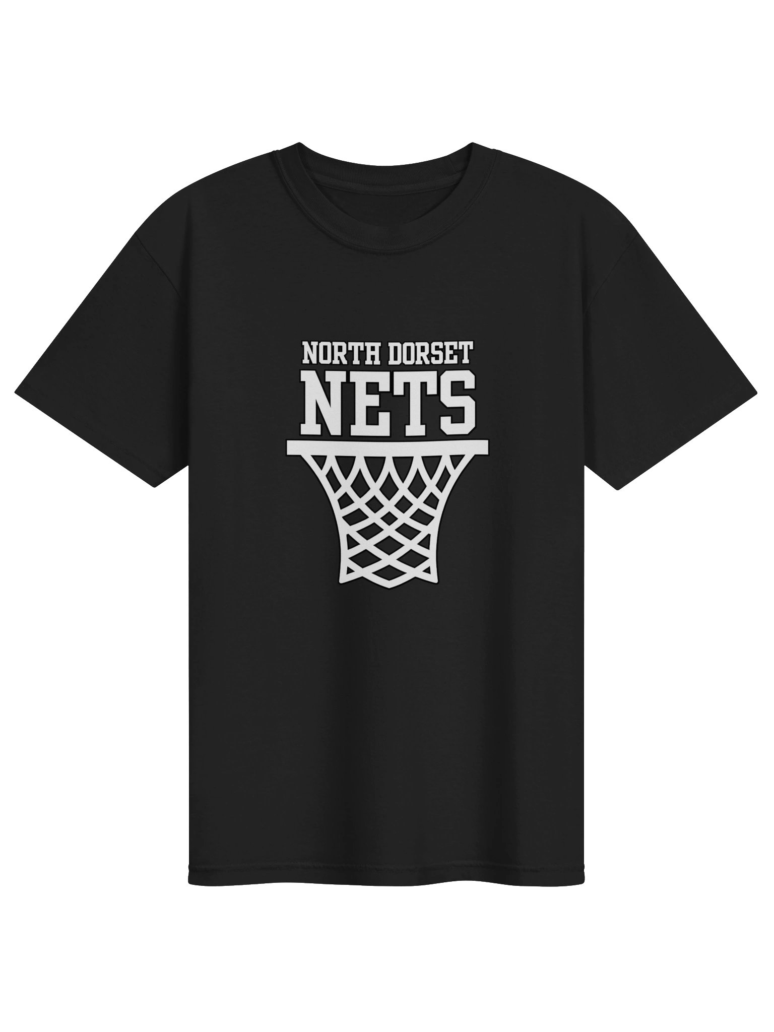 North Dorset Nets Bold Basketball Tee product image (1)