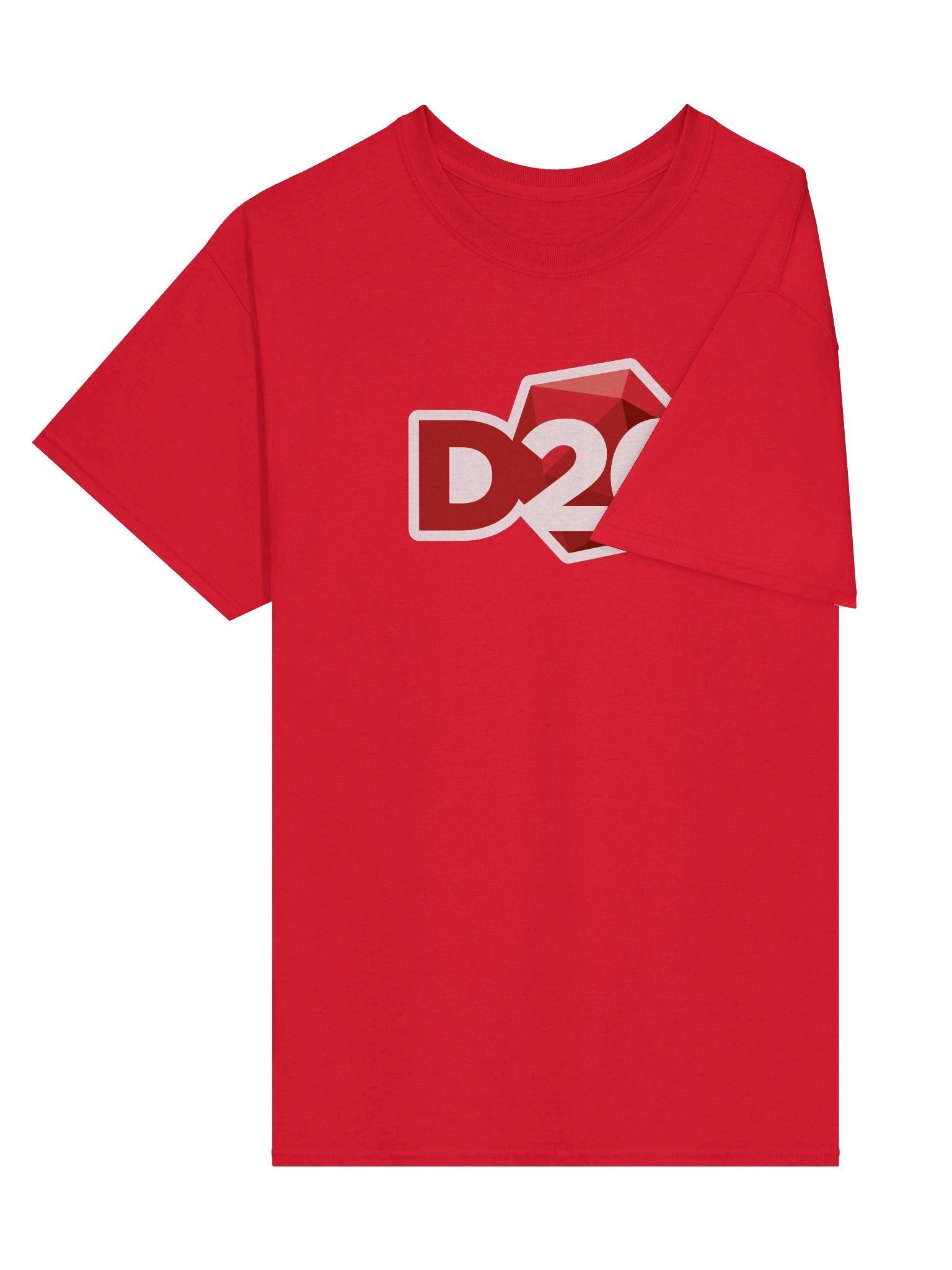 D20 - T-shirt rouge product image (3)