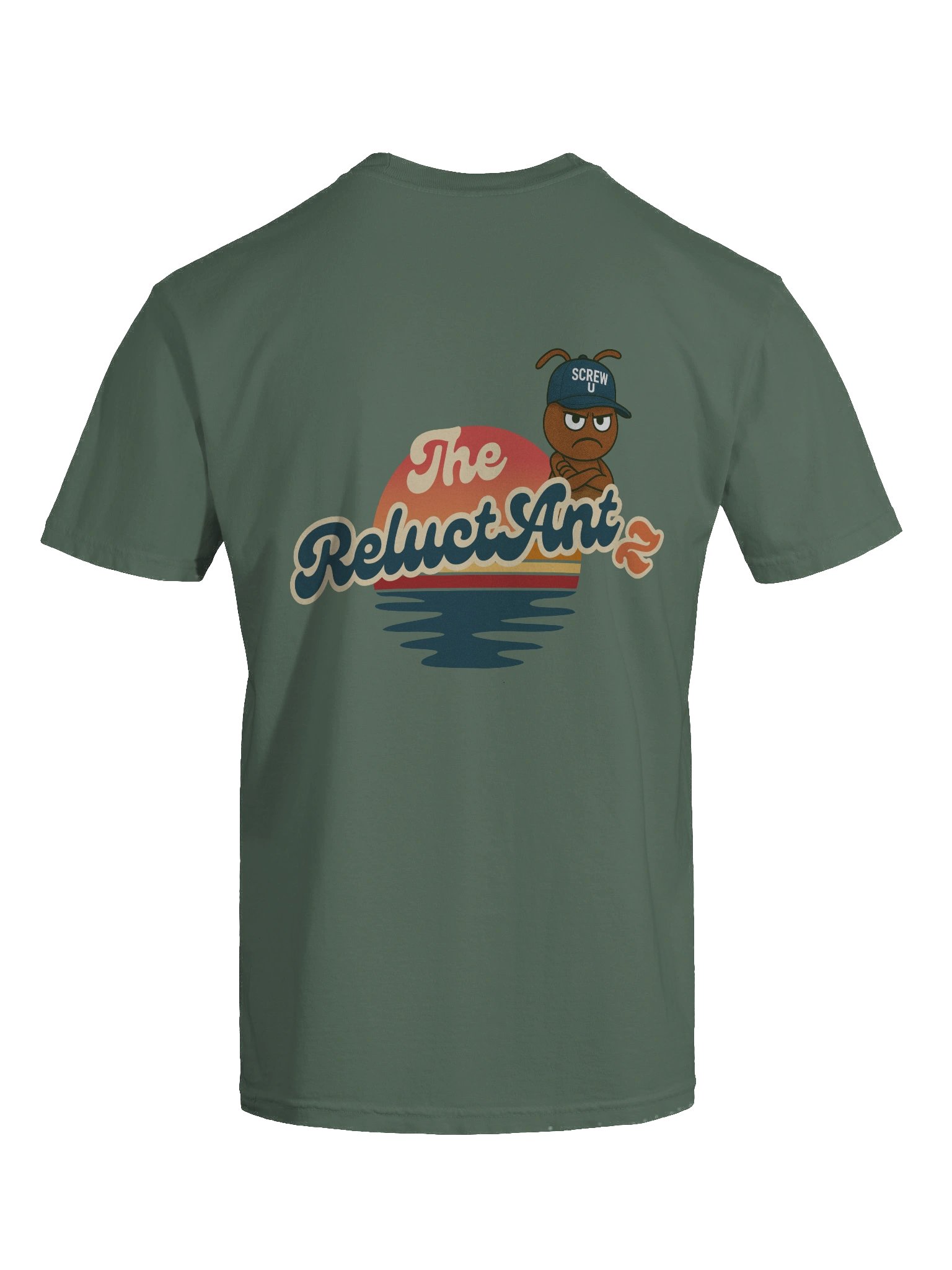 Screw U T-Shirt by The ReluctAntz – Blue Spruce product image (9)