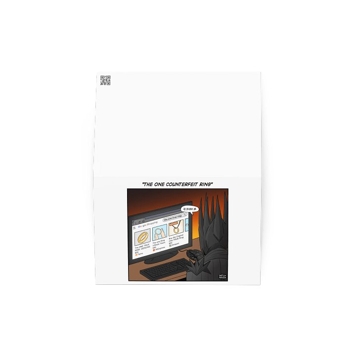 "The one counterfeit ring" card product image (4)