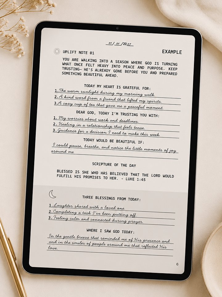 Uplift Her Gratitude Journal product image (2)