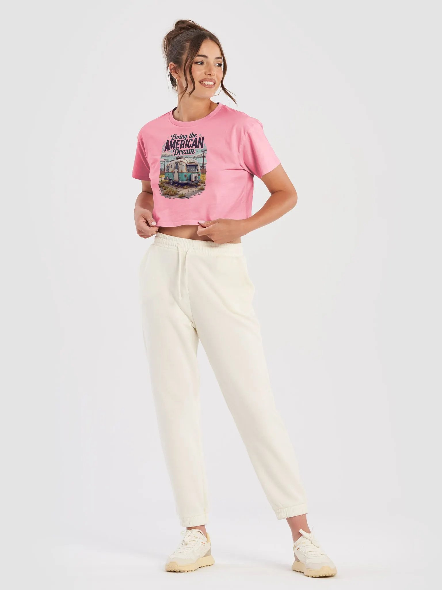 Vintage Camper Dream Crop Top product image (28)