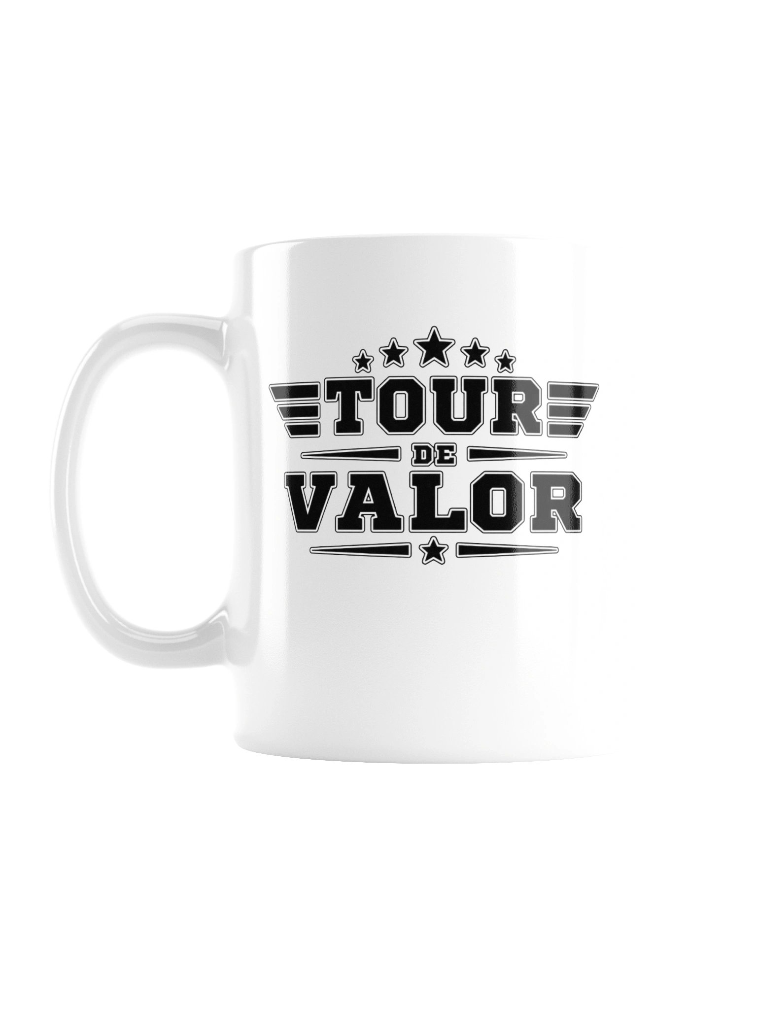 Tour de Valor Black & White Mug product image (2)