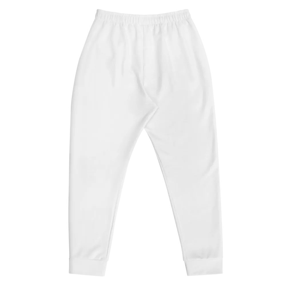 TDS Music Men's White Recycled Joggers - Sustainable, Slim Fit Activewear product image (5)