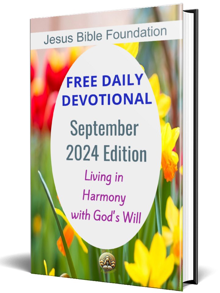 FREE DAILY DEVOTIONAL September 2024 Edition Living in Harmony with God's Will product image (1)