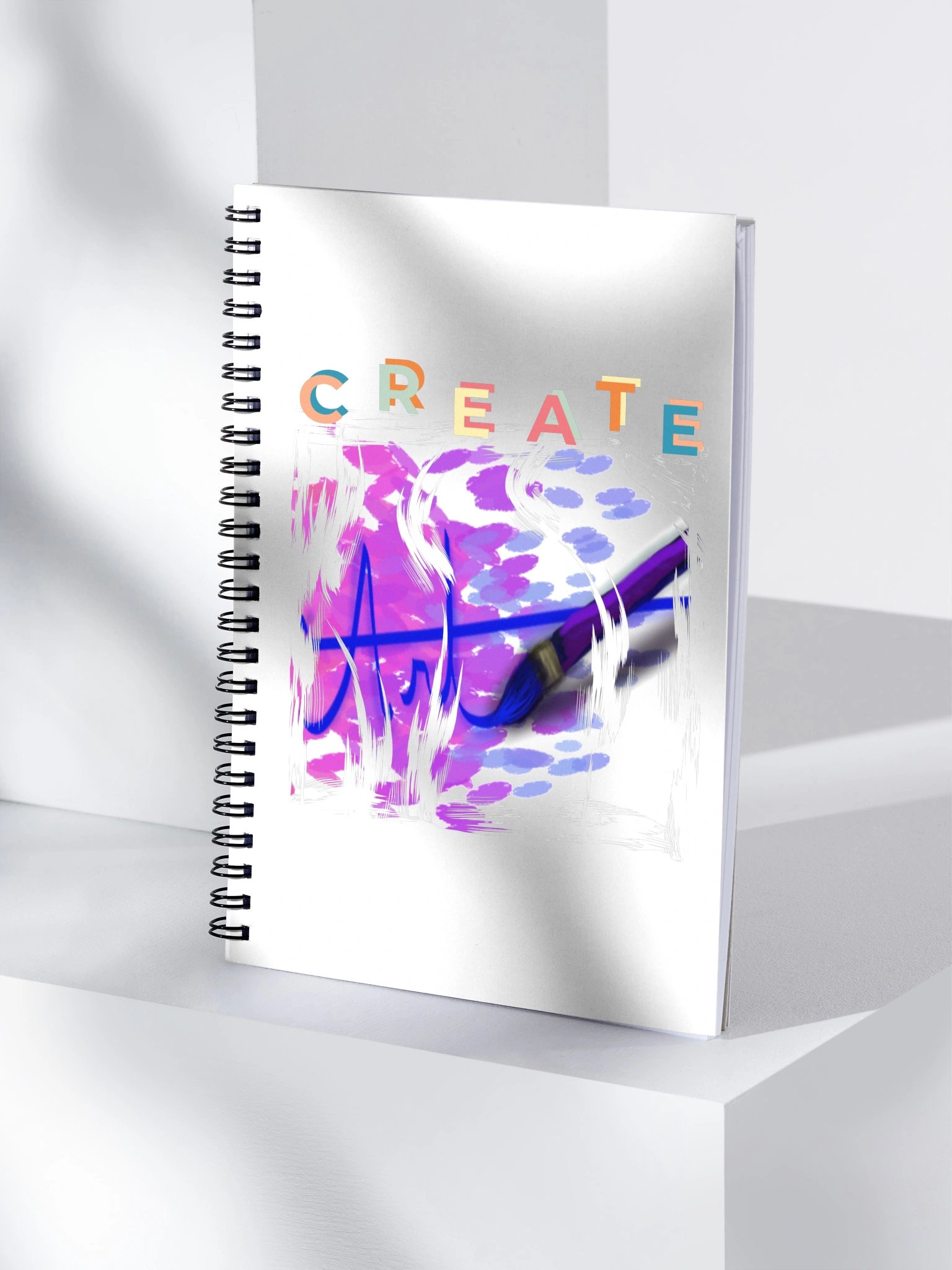 "Create Art" Spiral Notebook product image (4)