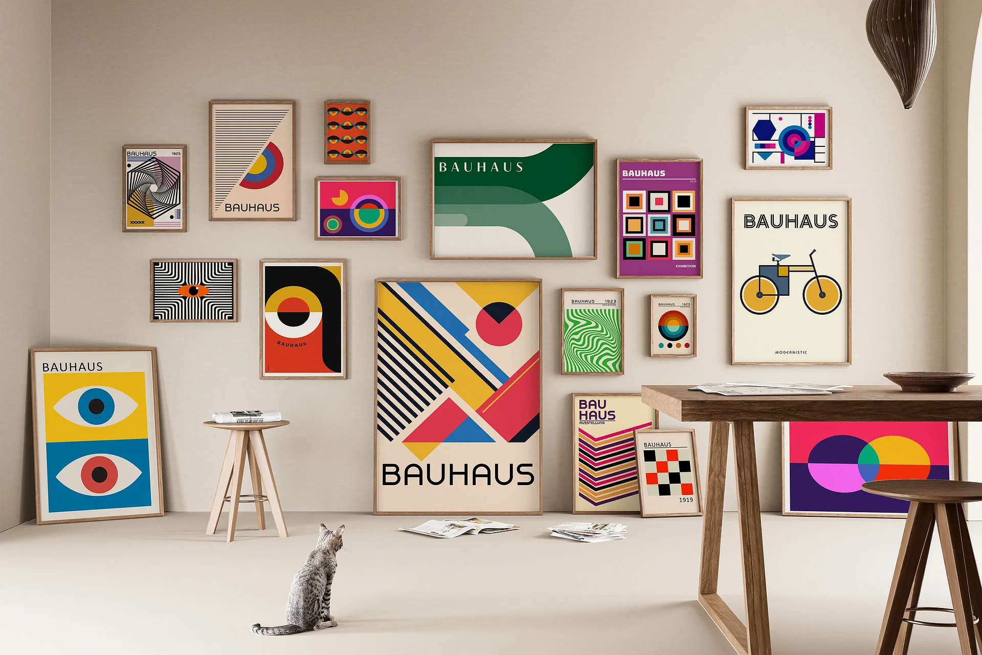 Bauhaus poster set of 1400+ premium printable wall art prints product image (6)