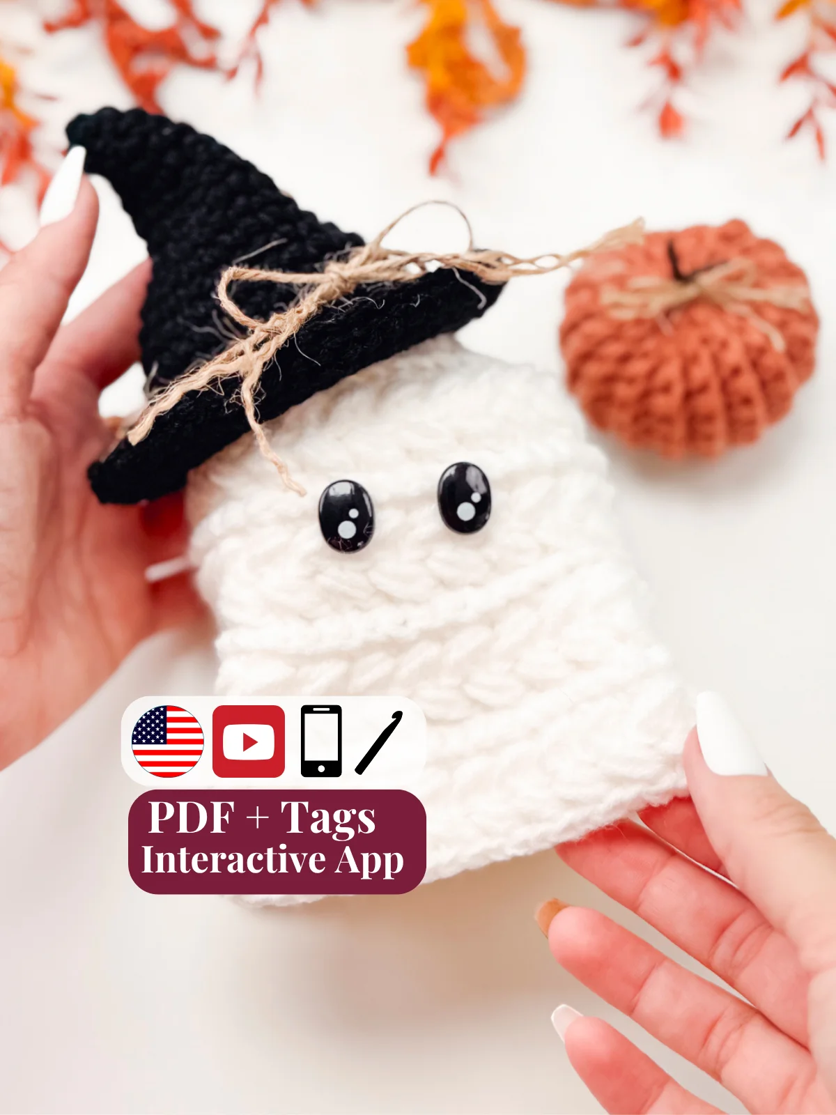 Wheat Stitch Ghost Crochet Pattern product image (1)