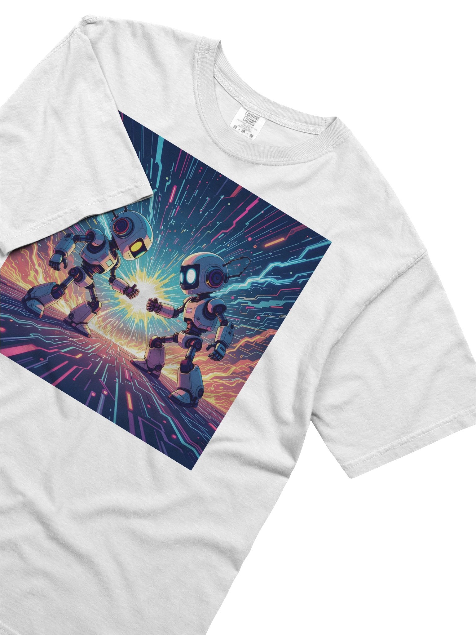 Dynamic Robot Showdown T-Shirt product image (13)