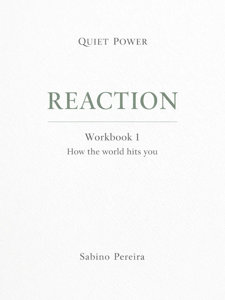 Workbook 1 · Reaction (Quiet Power System) product image (1)