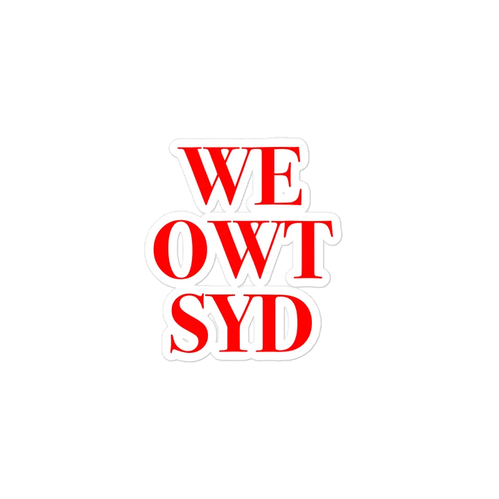 WeOwtsyd Sticker 3 product image (1)