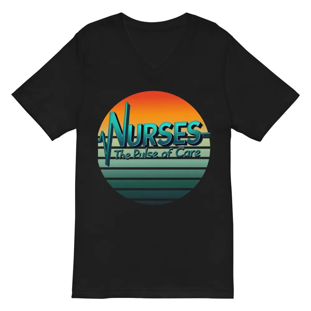 Pulse of Care Nurses V-Neck Tee product image (3)