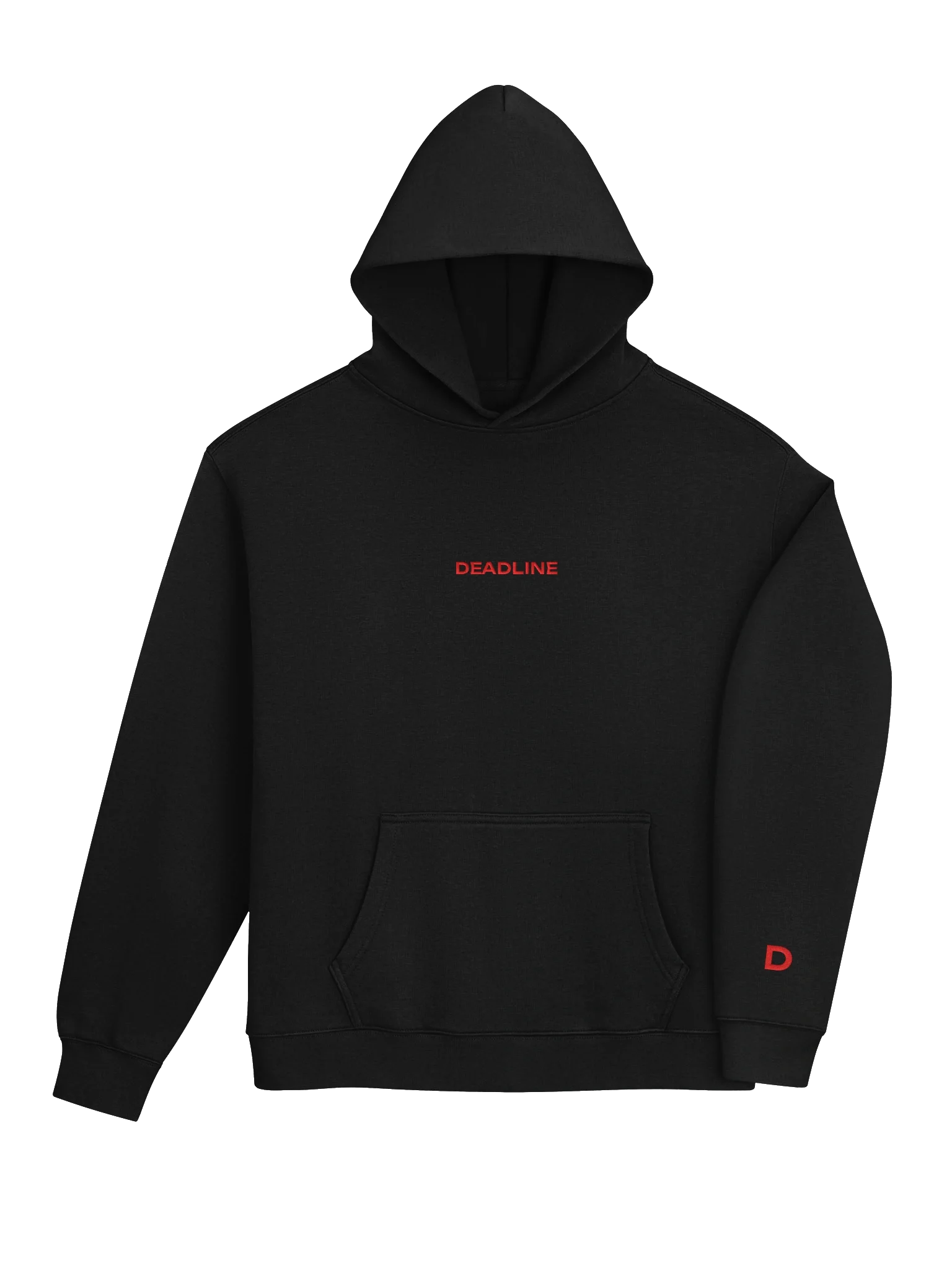 Deadline Relaxed Hoodie, Black
