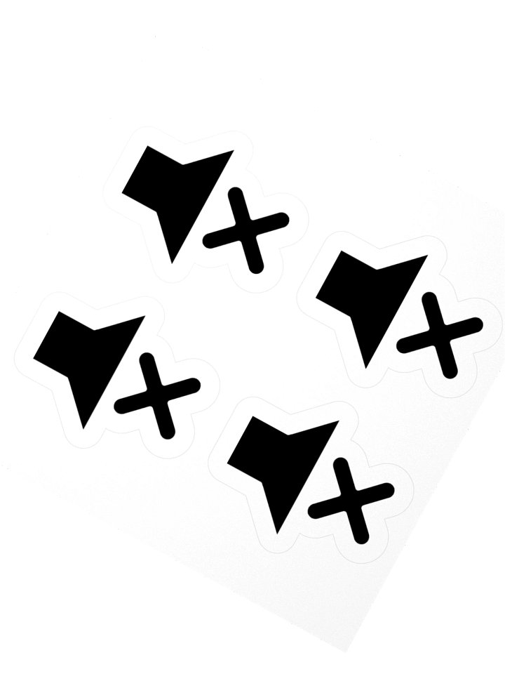 HowToBeQuiet Mute Stickers product image (2)