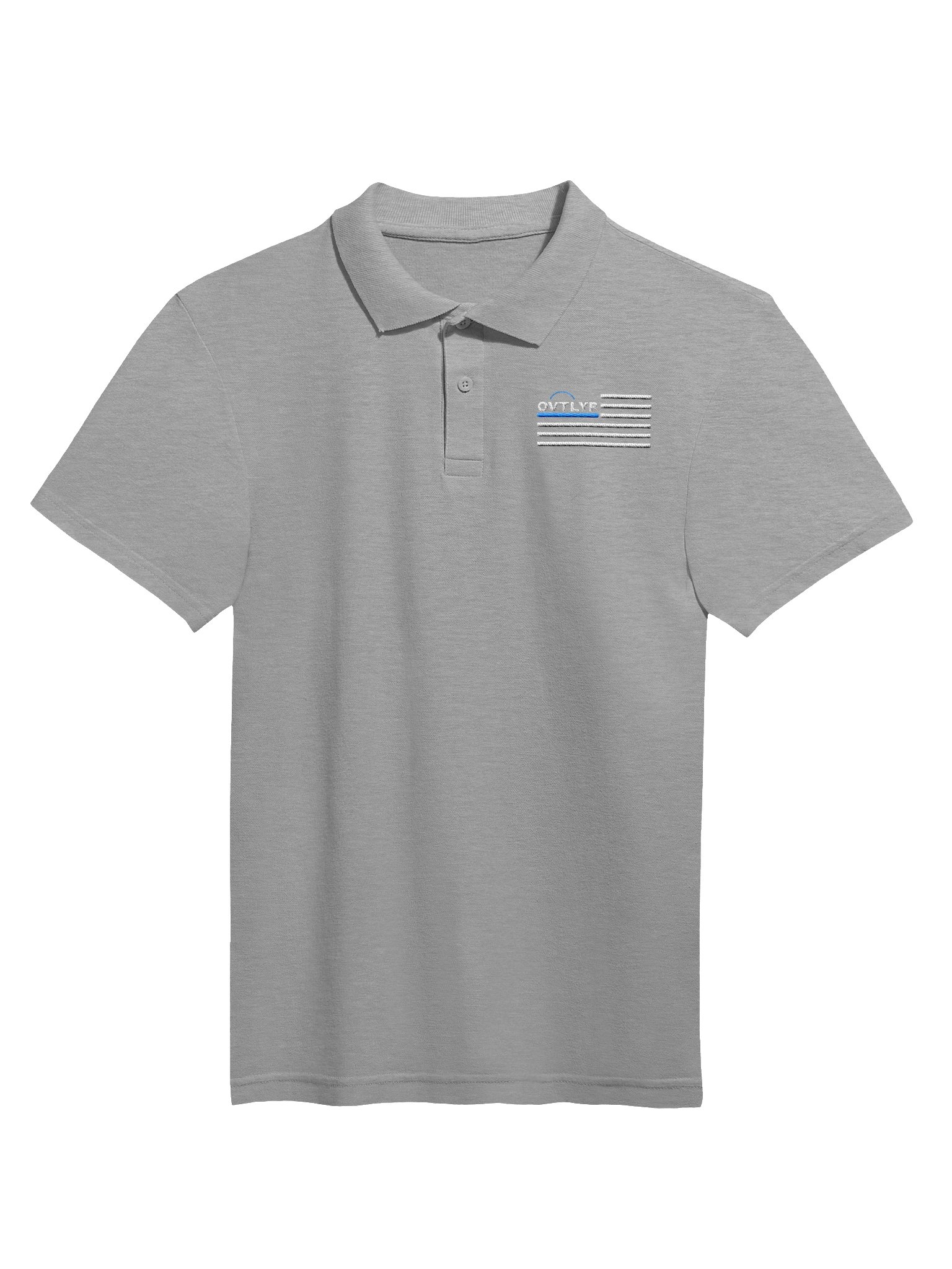 OVTLYR Flag - Polo Left - Gray product image (1)