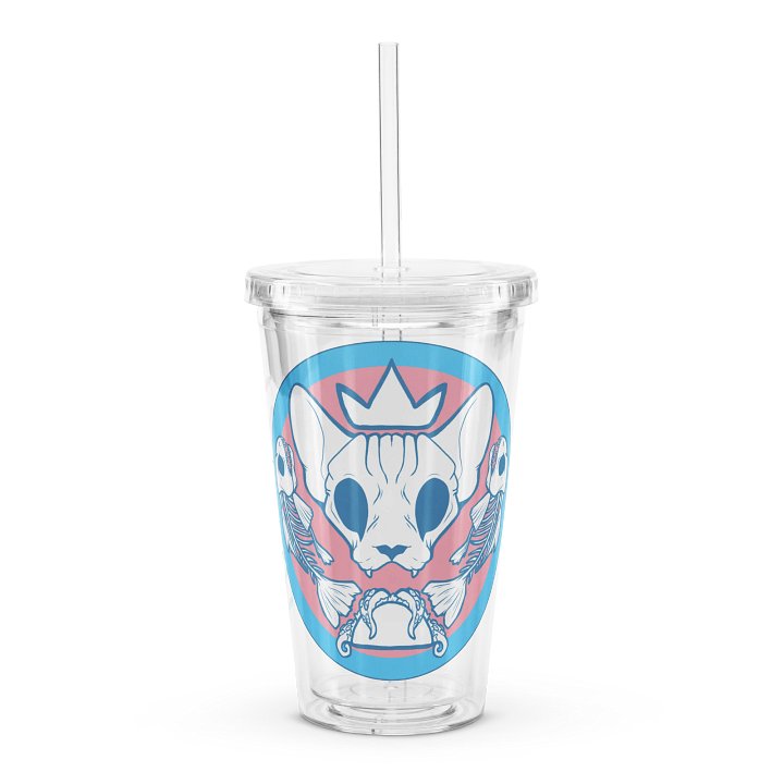 Cup with Straw - Trans Pride product image (1)