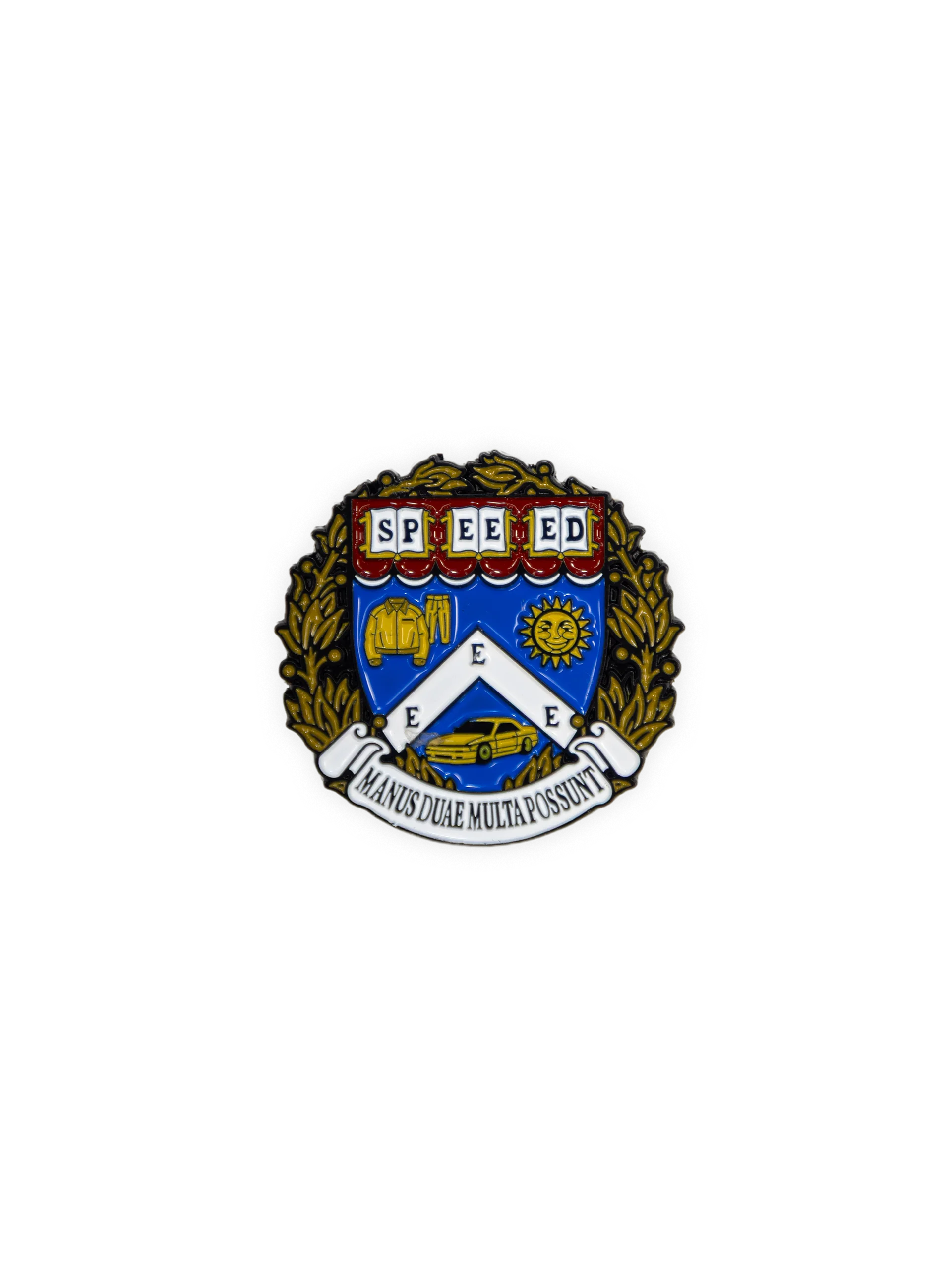 Speeed Crest Enamel Pin product image (1)