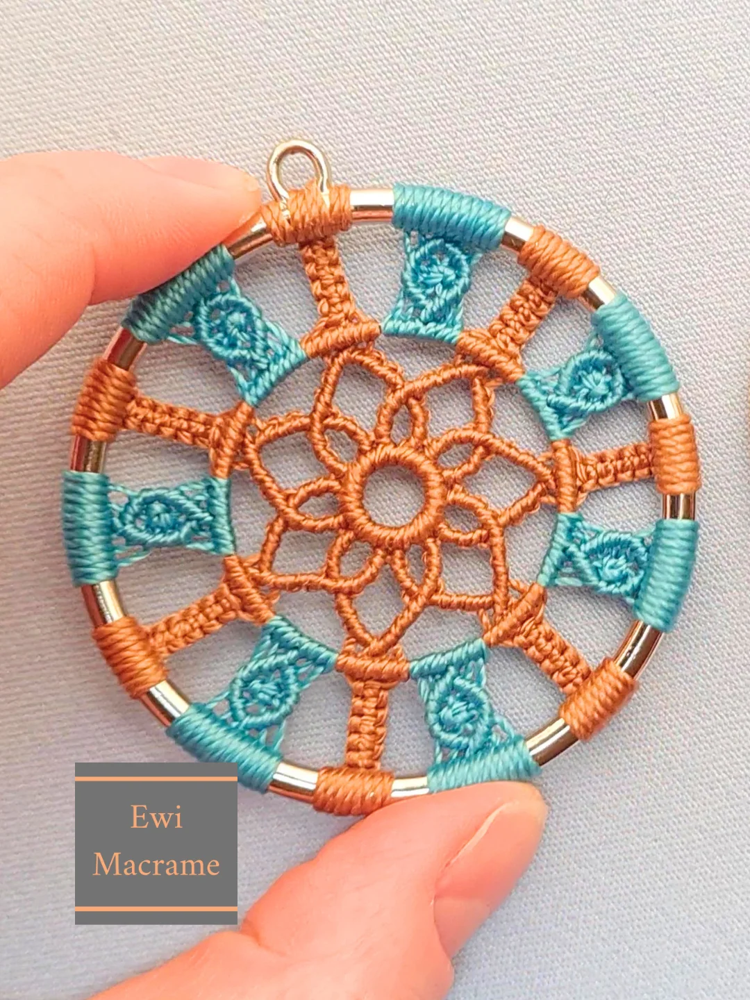 Micro Macrame Dreamcatcher – Photo Tutorial product image (1)