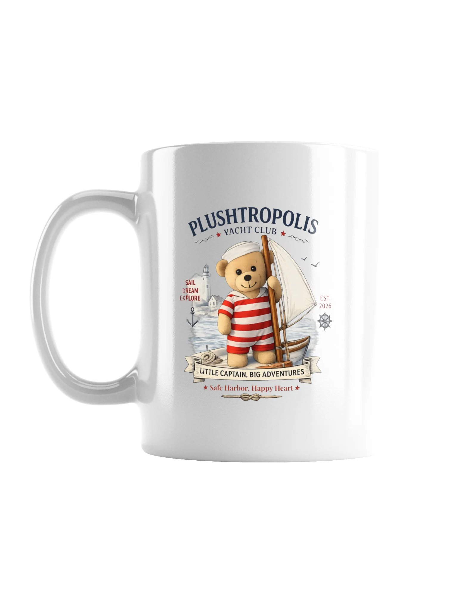 Plushropolis Yacht Club Captain’s Mug product image (1)