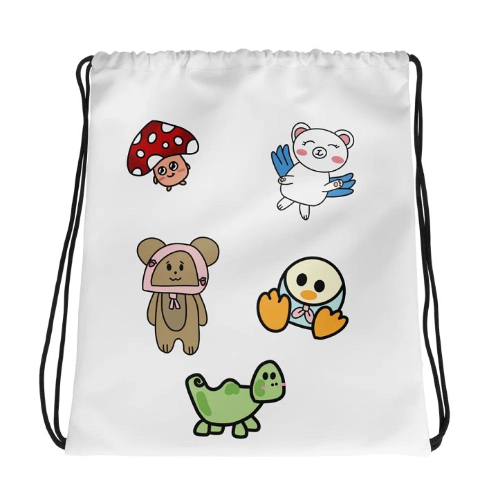 The character friend group draw string bag product image (1)